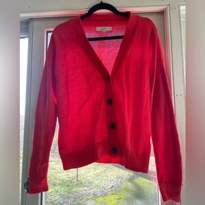 Loft Pink Cardigan Sweater